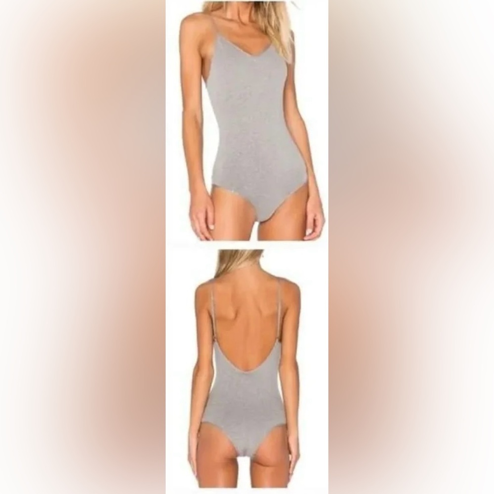 NWOT Free People Intimately Bodysuit Gray New Xs/s